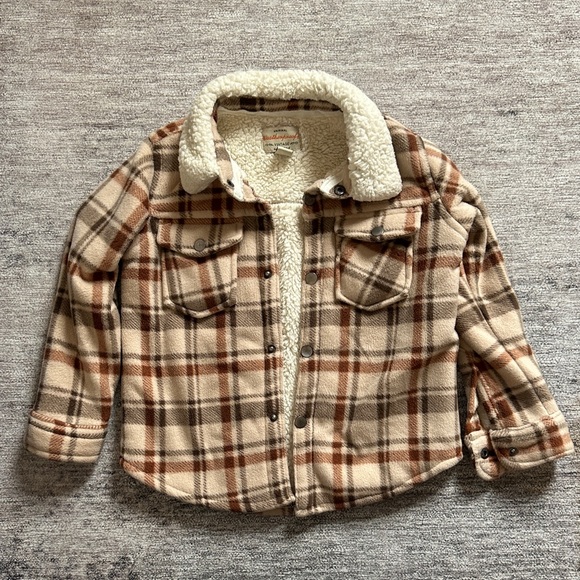 Weatherproof brand Kids Fleece Plaid Sherpa-Lined - Picture 1 of 5